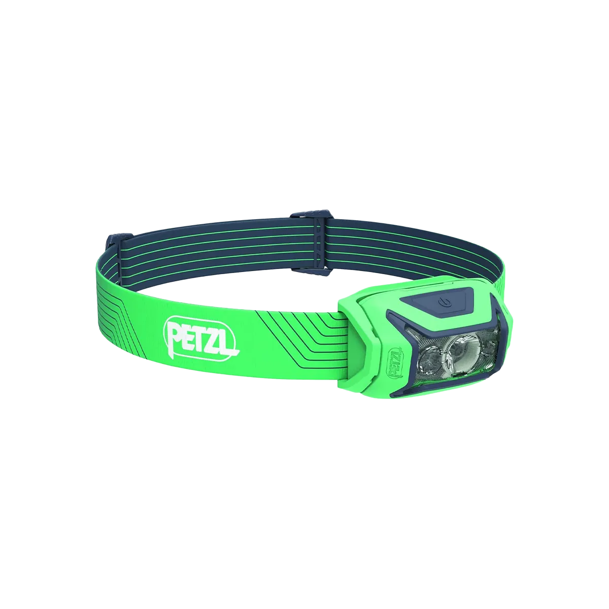 PETZL ACTIK Headlamp 450 Lumen Light with Red Lighting - Green