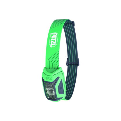 PETZL ACTIK Headlamp 450 Lumen Light with Red Lighting - Green