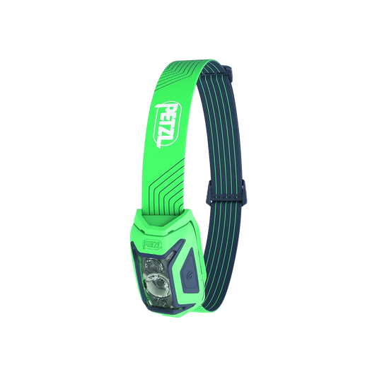 PETZL ACTIK Headlamp 450 Lumen Light with Red Lighting - Green