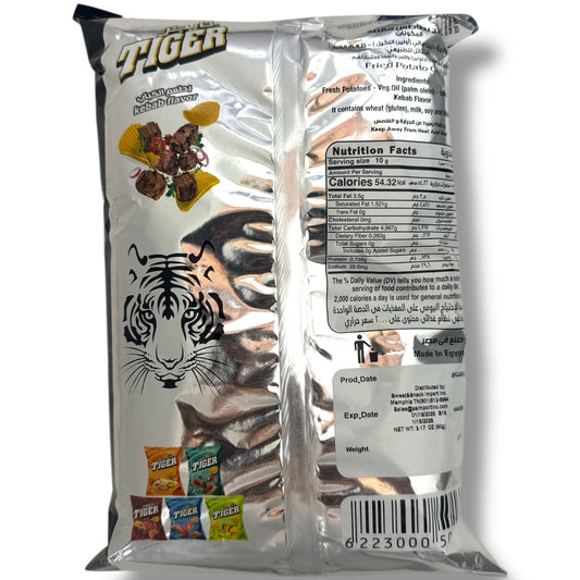 Tiger Chips Kabob 90g - Delicious, Savory Snack for All Occasions