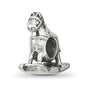 Sterling Silver Rocking Horse Bead Charm