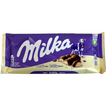 Malka Bubbly White Chocolate 95g - Creamy Indulgence for Chocolate Lovers