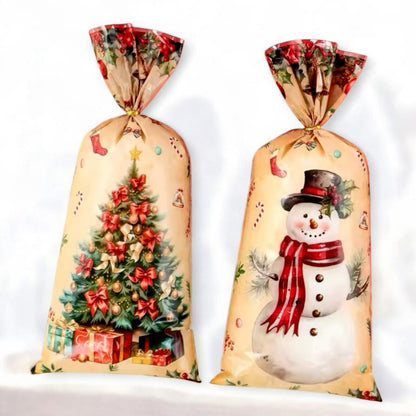 Xmas Goodie Bags - Christmas Party Gift Wraps 10-Pack