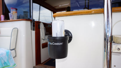 E-Sea Cup Adjustable-Suction Mounted Adjustable Angle Cup Holder-Black