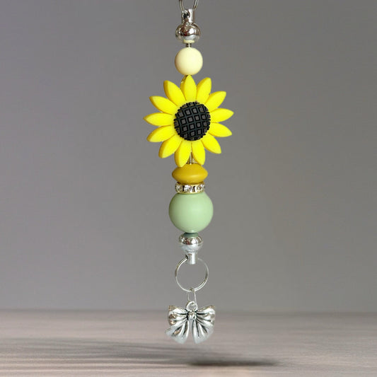 Sunflower Bar Charm - Tumbler Handle Charm