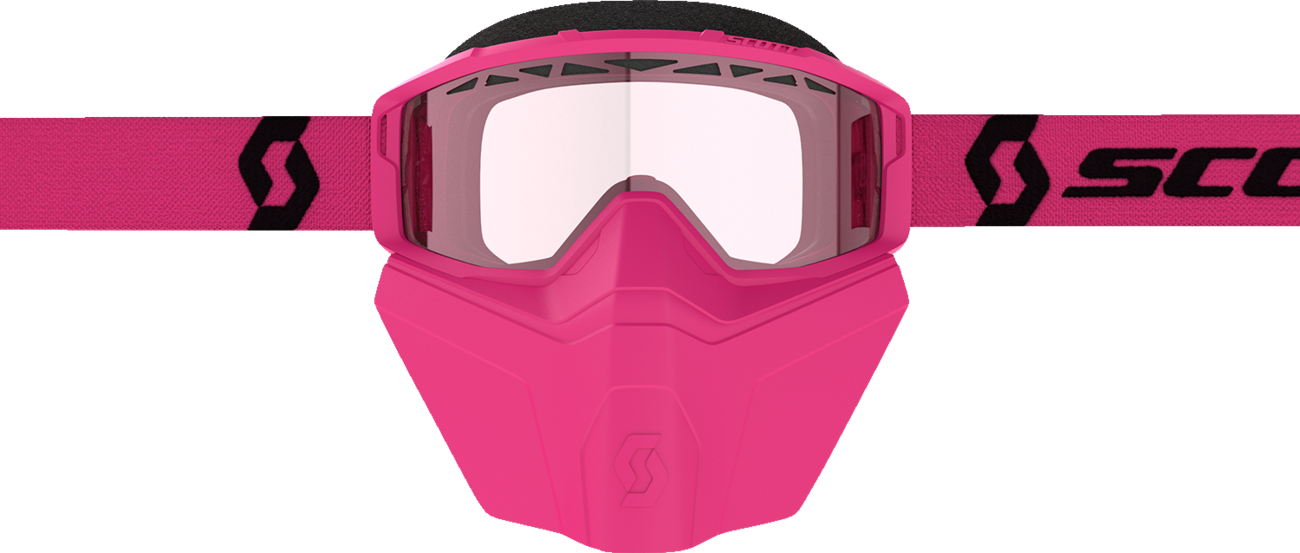 SCOTT Primal Safari Facemask Snow Goggle - Yellow/Black - Rose 278608-1665134
