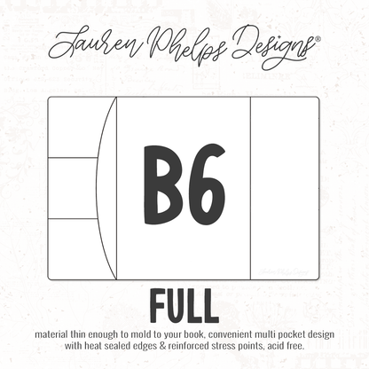 B6 | Clear Soft Vinyl Notebook Cover | 3 sizes