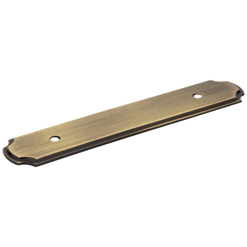 6-1/8" O.L. (96 mm Center-to-Center) Polished Chrome Pull Backplate