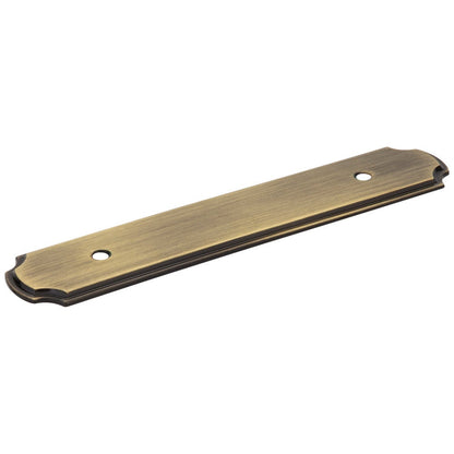 6-1/8" O.L. (96 mm Center-to-Center) Polished Chrome Pull Backplate