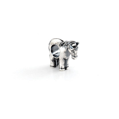 Sterling Silver Standing Horse Bead Charm