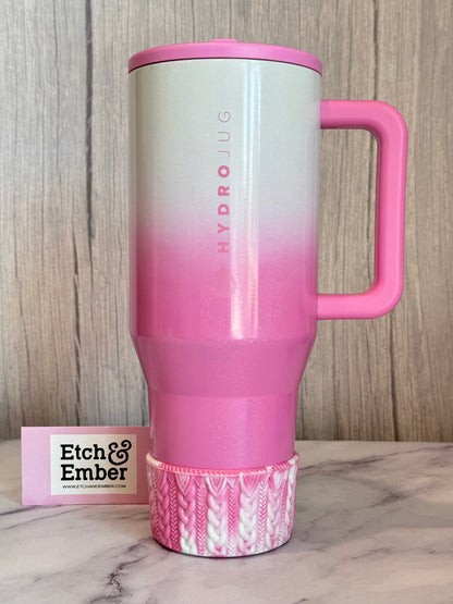CANDY COATED MACRAME Tumbler Boot -fits 20-40oz