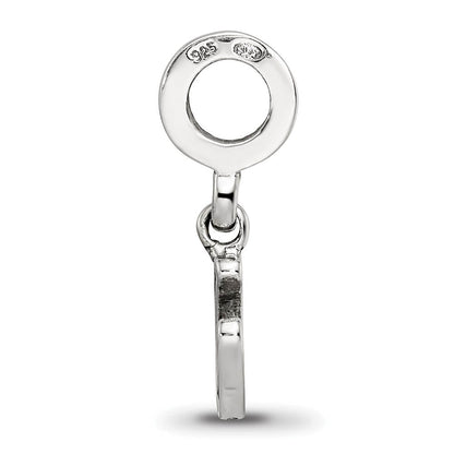 Sterling Silver Horseshoe Dangle Bead Charm