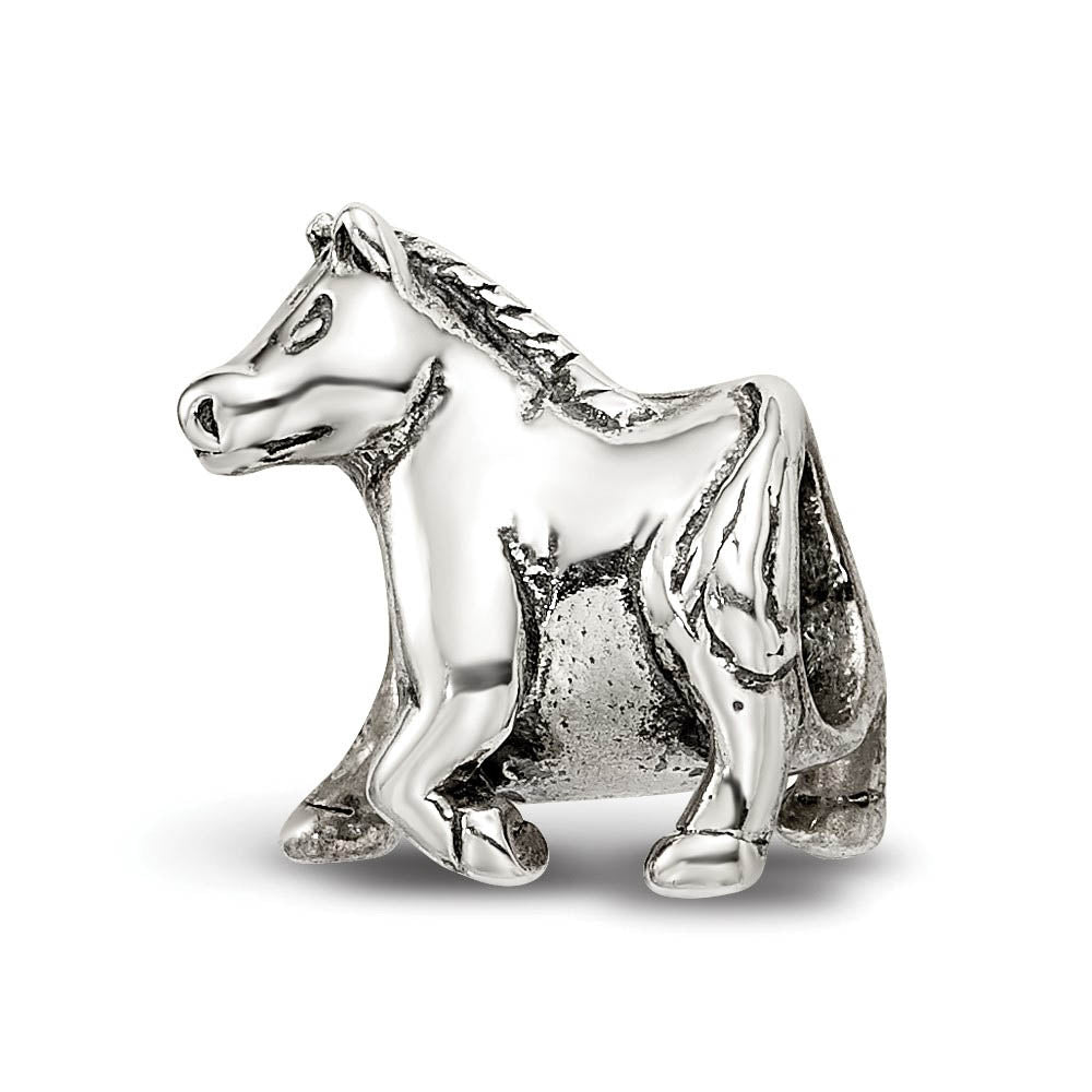 Sterling Silver Horse Bead Charm