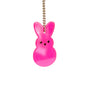 Hot Pink Peep Bunny Charm - Tumbler Handle Charm