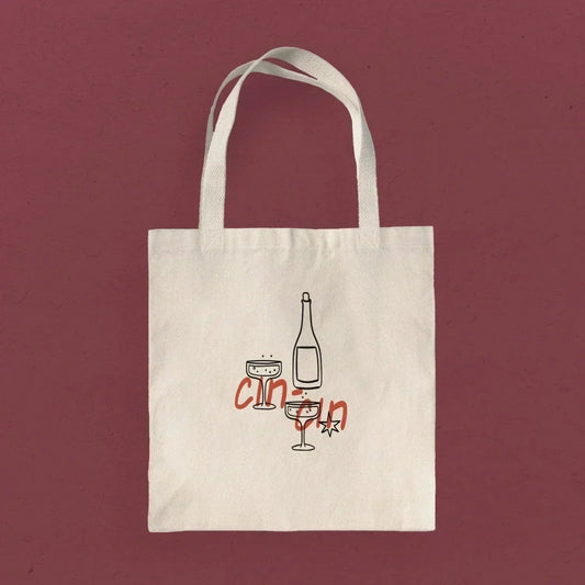 Cin Cin Champagne - Canvas Tote Bag