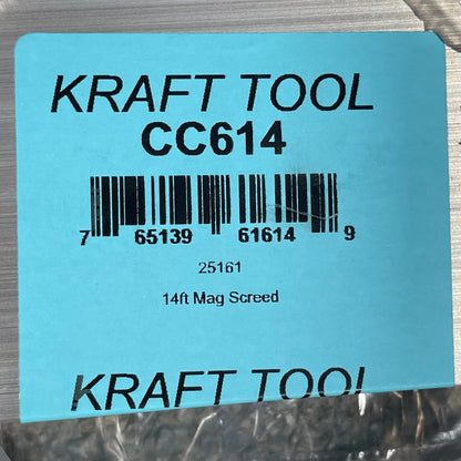 Z@ KRAFT TOOL CO. Magnesium Screed 14ft x 3-1/2” x 1-1/2” CC614