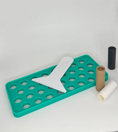 Reusable Silicone Filling Trays for Push-Up Tubes