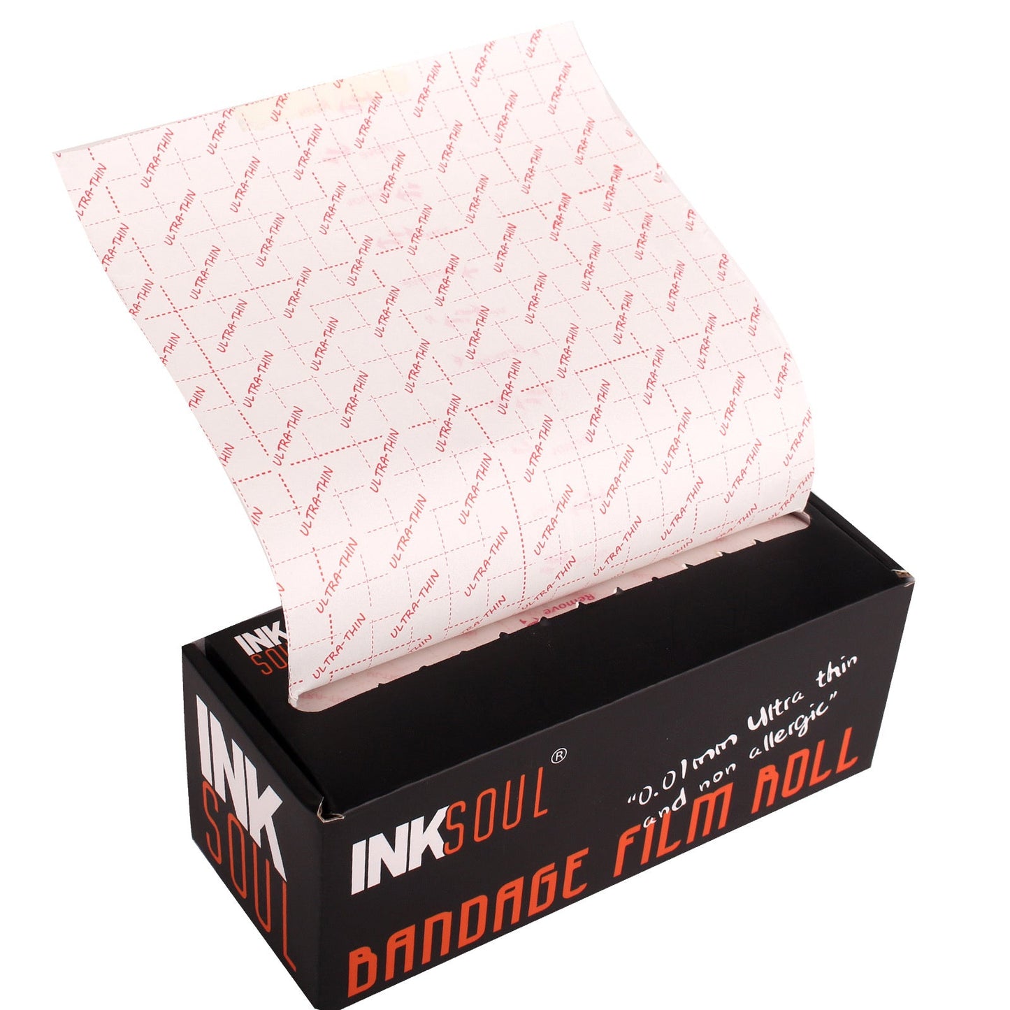 INKSOUL® Tattoo Aftercare Bandage Film 0.01mm ultrathin Roll 6in X 10yd