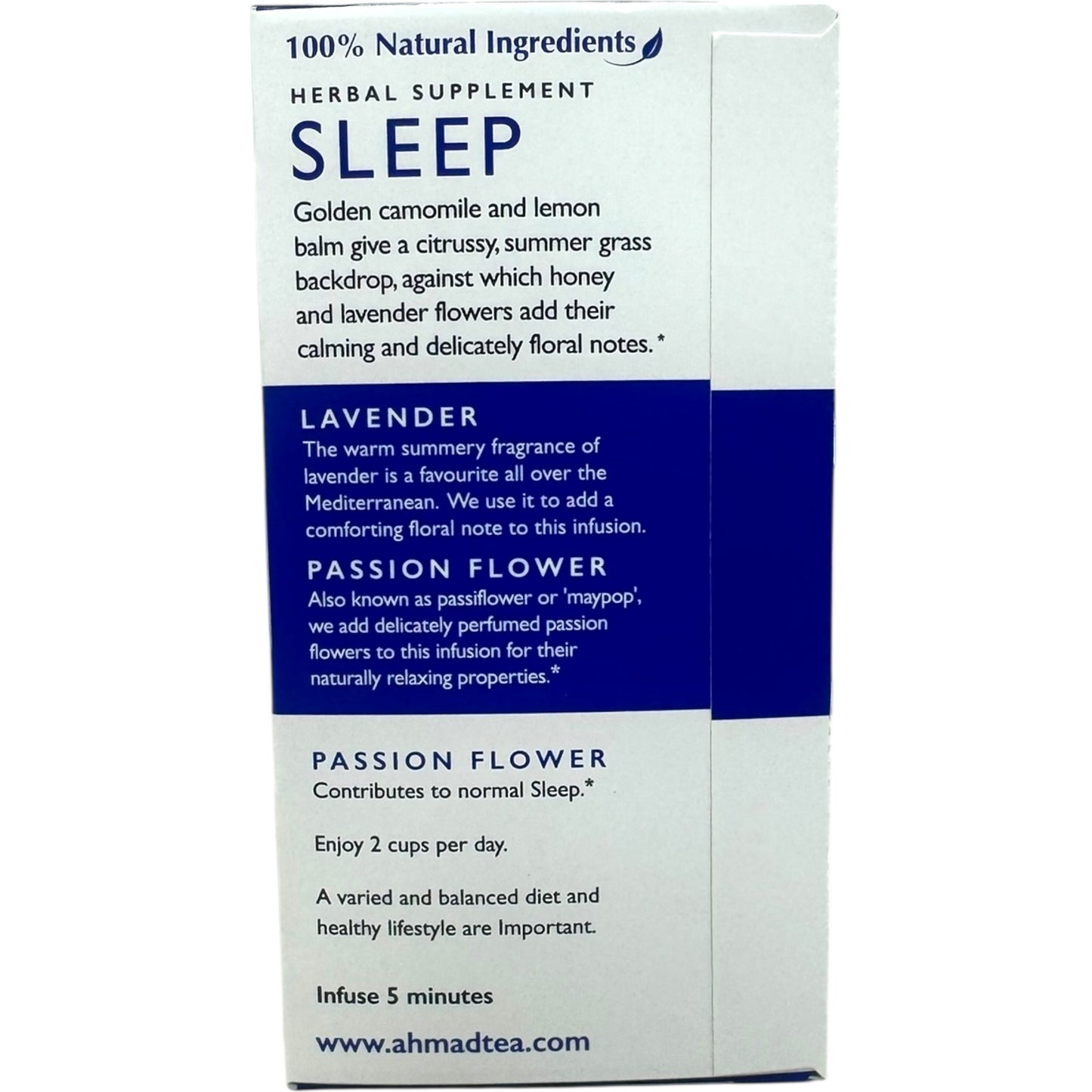 Ahmad Tea Sommeil - Best Tea for Relaxation, Herbal Blend for Stress Relief and Tranquility