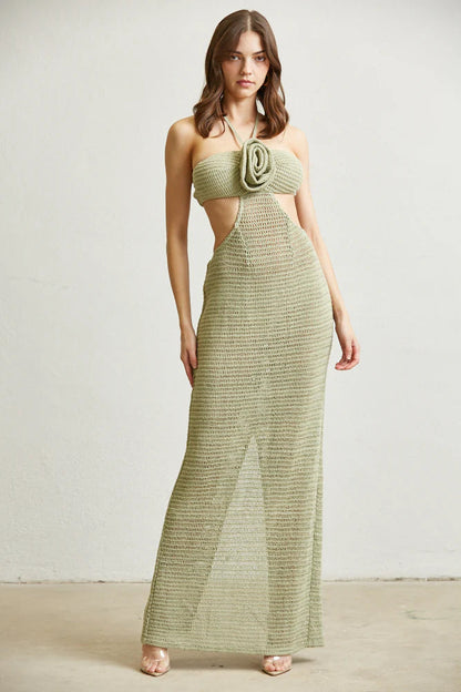 Knit Dress With Cut-Out by Rose Paulino