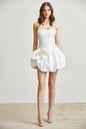 Flora Flare Satin Corset Dress