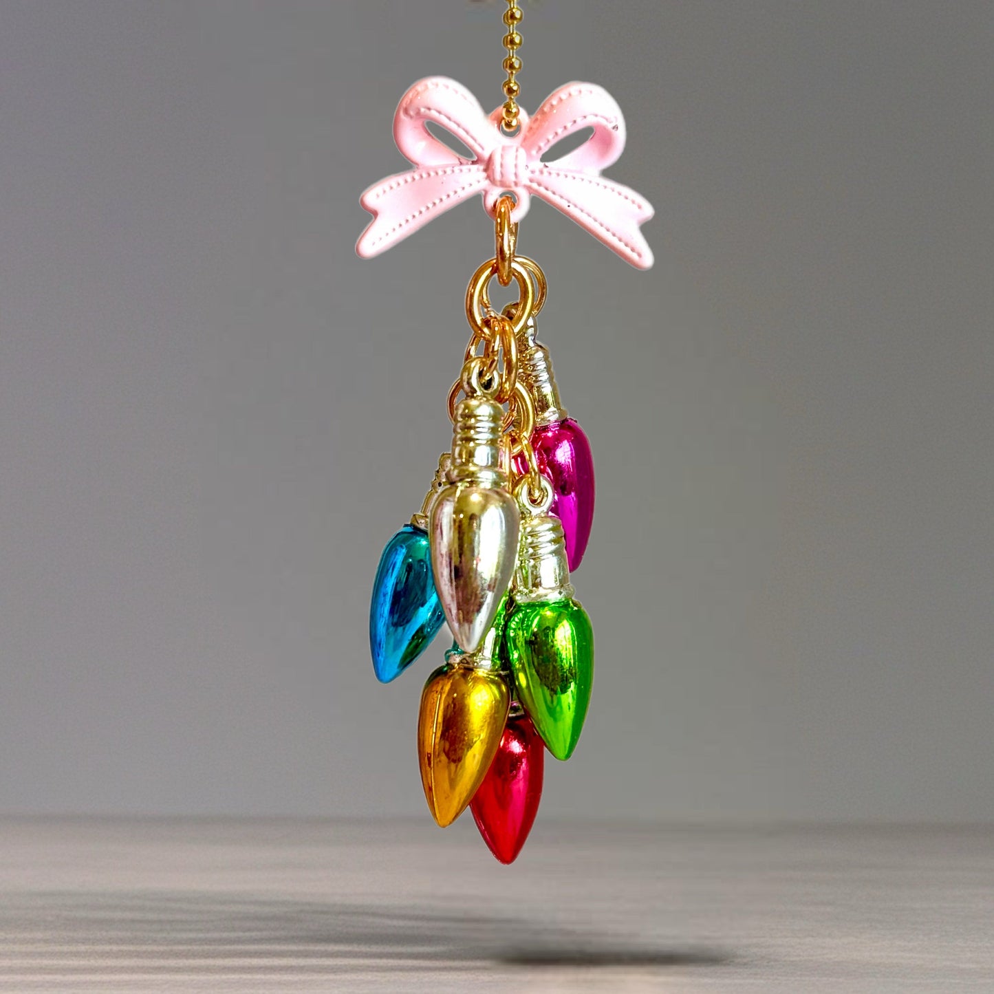 CHRISTMAS LIGHTS Charm - Tumbler Handle Charm