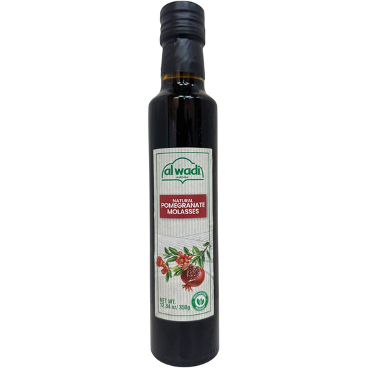 Alwadi Natural Pomegranate Molasses, No Added Sugar - Pure & Healthy 500ml Bottle