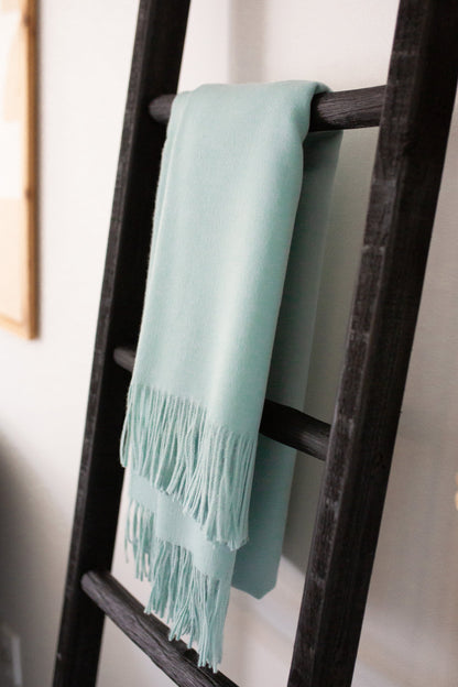 Esencia Alpaca Throw - Sky Blue | Blankets | Kitchen + Metal
