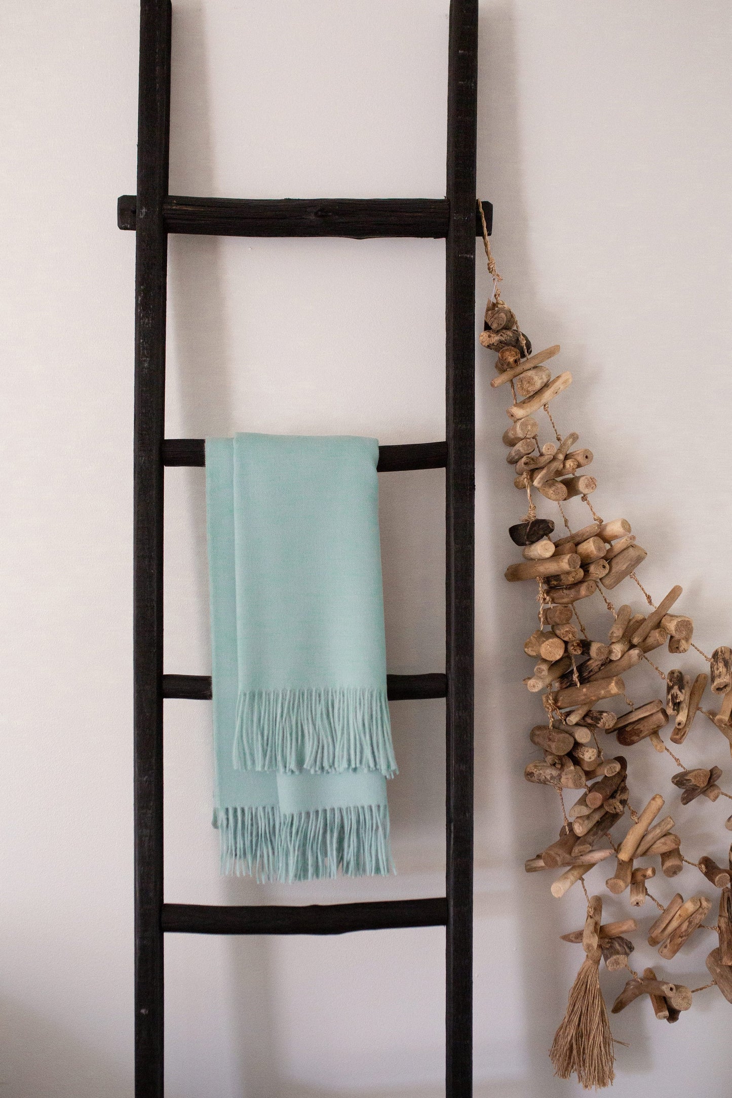 Esencia Alpaca Throw - Sky Blue | Blankets | Kitchen + Metal