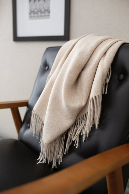 Encanto Alpaca Throw - Alabaster | Blankets | Kitchen + Metal