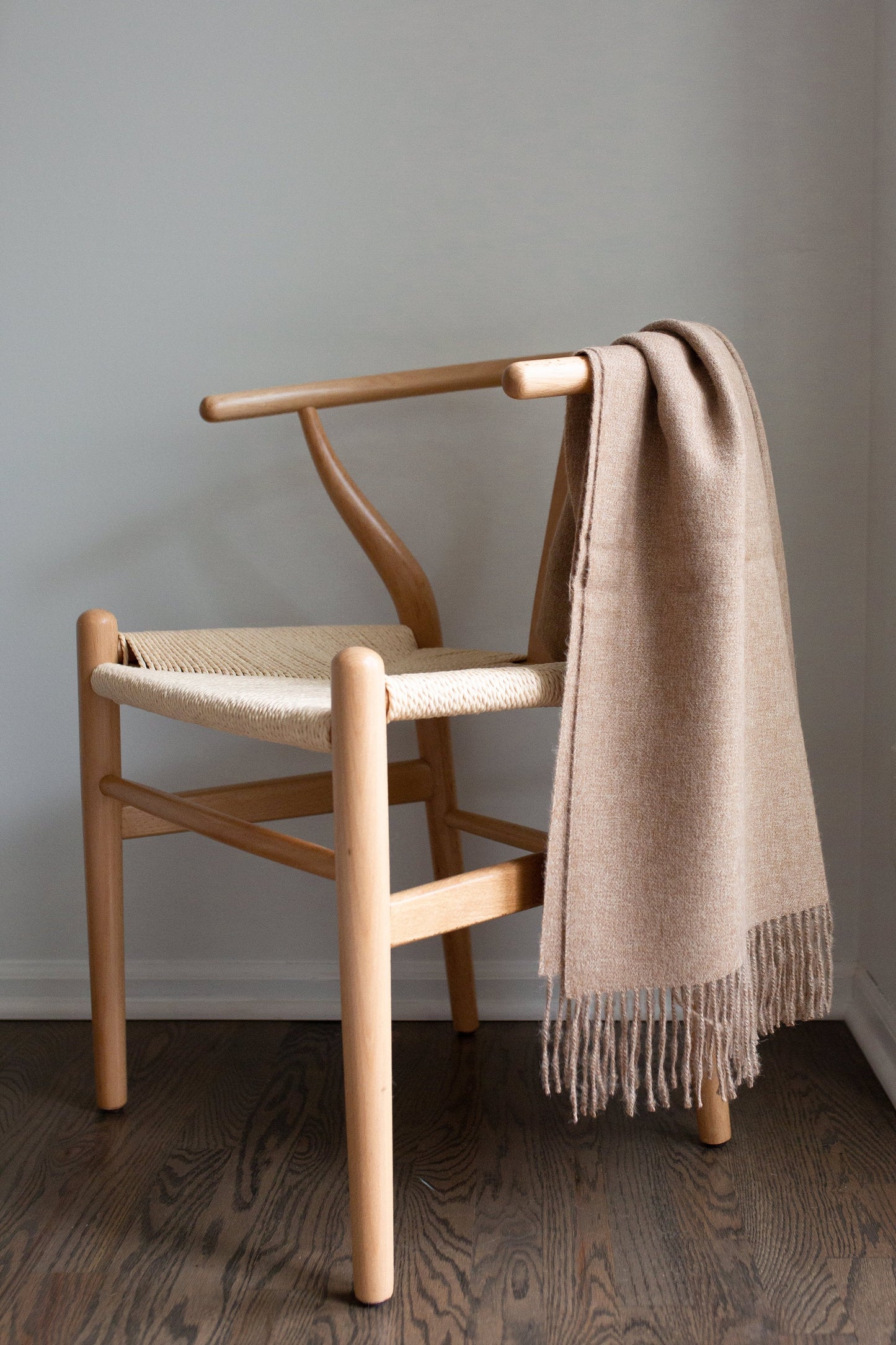 Encanto Alpaca Throw - Sandy Beige | Blankets | Kitchen + Metal
