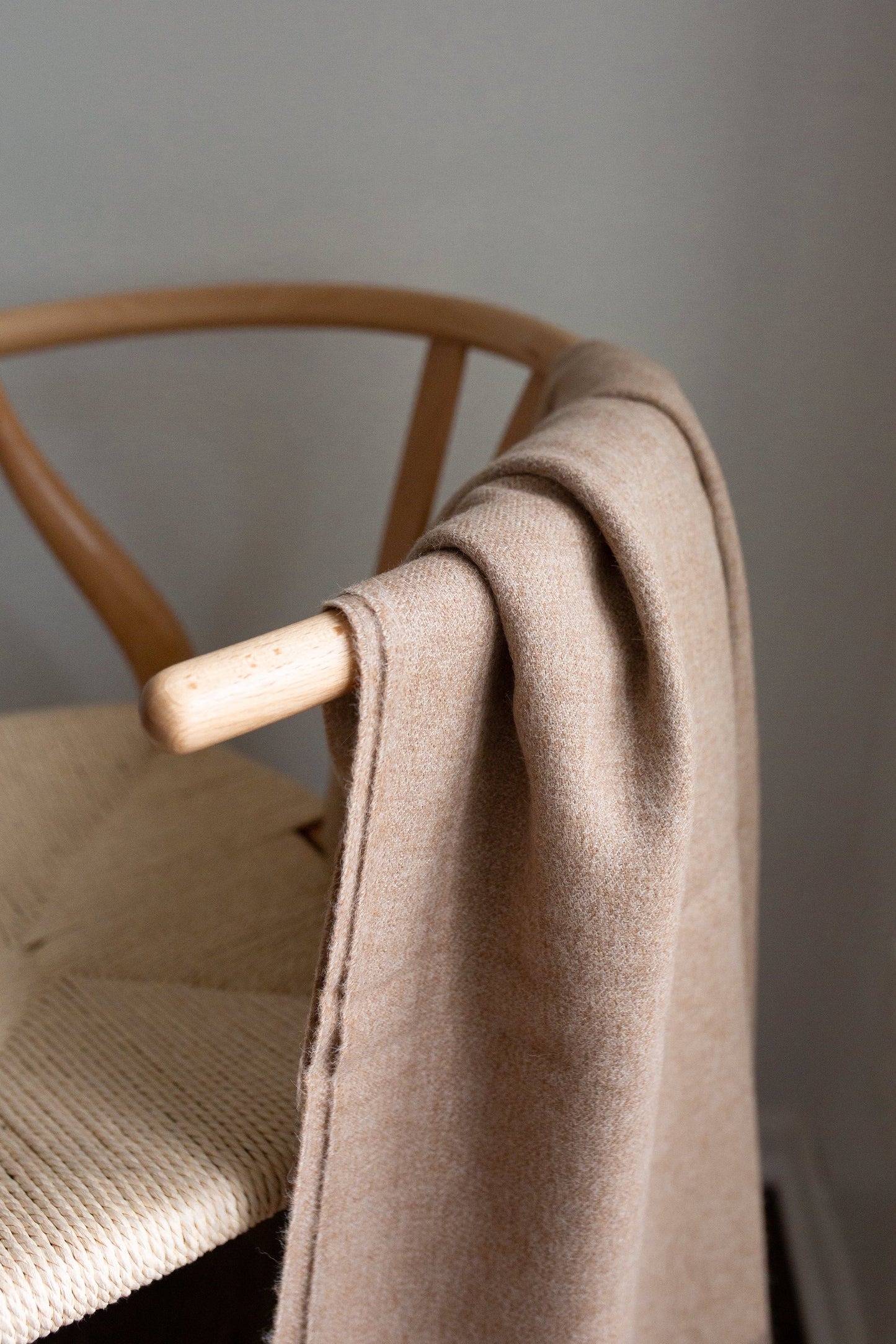 Encanto Alpaca Throw - Sandy Beige | Blankets | Kitchen + Metal