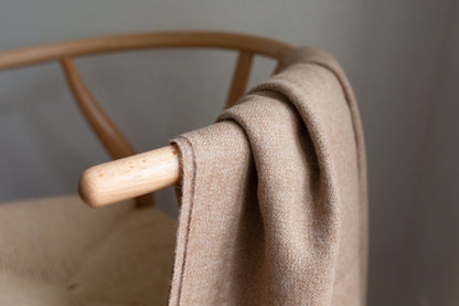 Encanto Alpaca Throw - Sandy Beige | Blankets | Kitchen + Metal