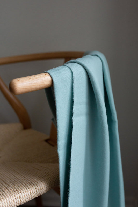 Esencia Alpaca Throw - Sky Blue | Blankets | Kitchen + Metal