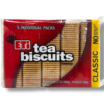 ETI Tea Biscuits 1000G - The Best Biscuits For Tea With Crunchy Texture And Sweet Flavor