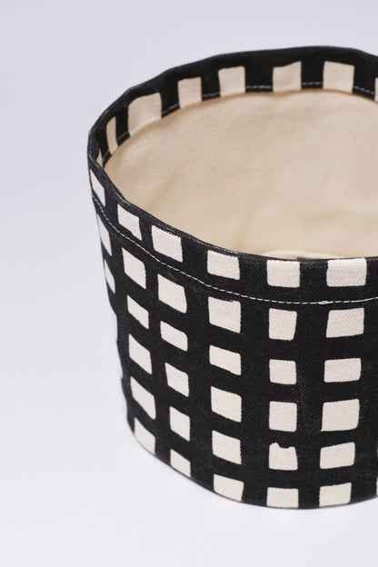 Grid Round Bin/Canvas Planter