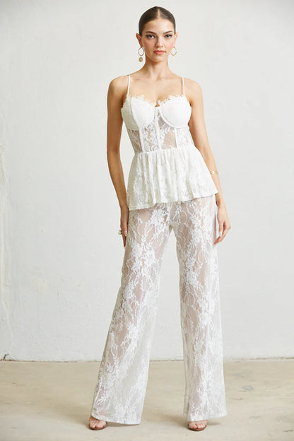 Queeny Sleeveless Spaghetti Strap Party Evening  Dress Jumpsuit