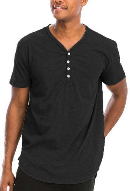 Henley Scallop Tee | Apparel | Kitchen + Metal