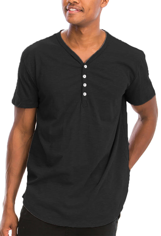 Henley Scallop Tee | Apparel | Kitchen + Metal