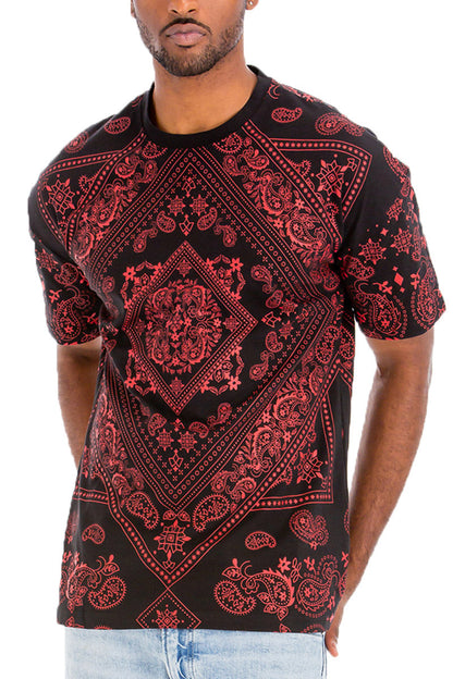 Paisley Print Tshirt | Apparel | Kitchen + Metal