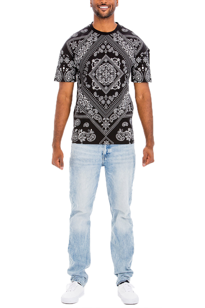 Paisley Print Tshirt | Apparel | Kitchen + Metal