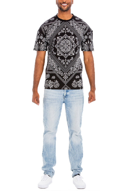 Paisley Print Tshirt | Apparel | Kitchen + Metal