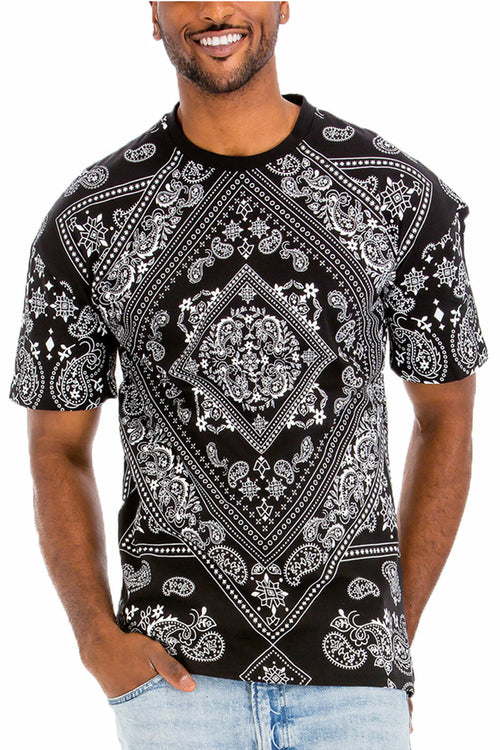 Paisley Print Tshirt | Apparel | Kitchen + Metal