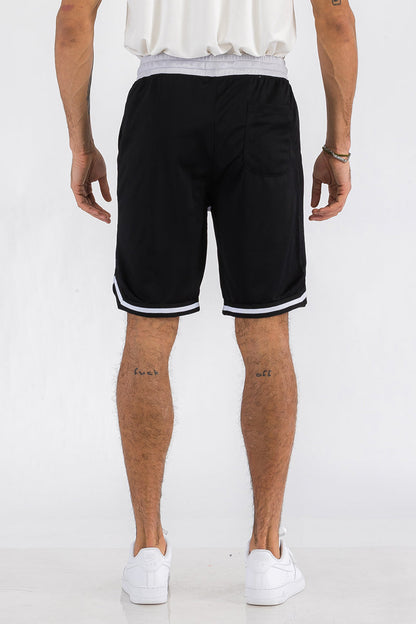 Mens Striped Basketball Active Jordan Shorts