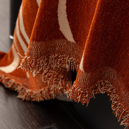 Modern Abstract Floral Sofa Throw Blanket, Decor Furniture Protector for Living Room