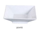 Yanco LK-410 10.75" Square Bowl with Foot | Kitchen + Metal