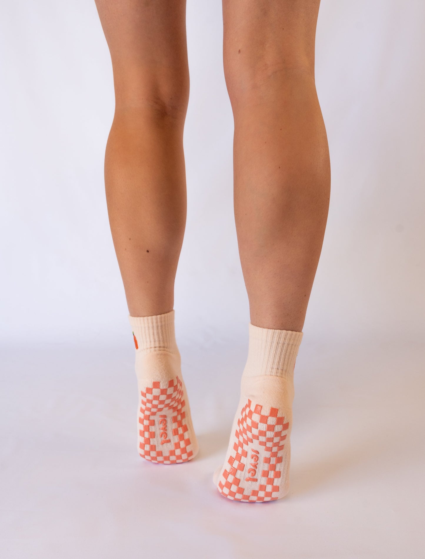The Just Peachy Grip Sock