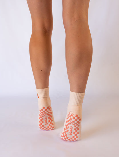 The Just Peachy Grip Sock