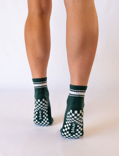 The Country Club Grip Sock (Spruce)