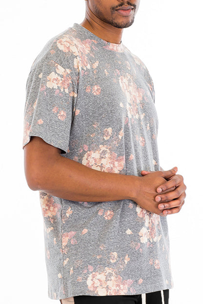 Heathered Floral Tee